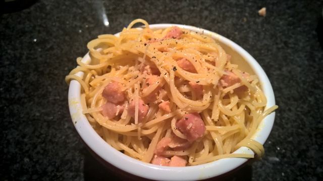 The best spaghetti carbonara