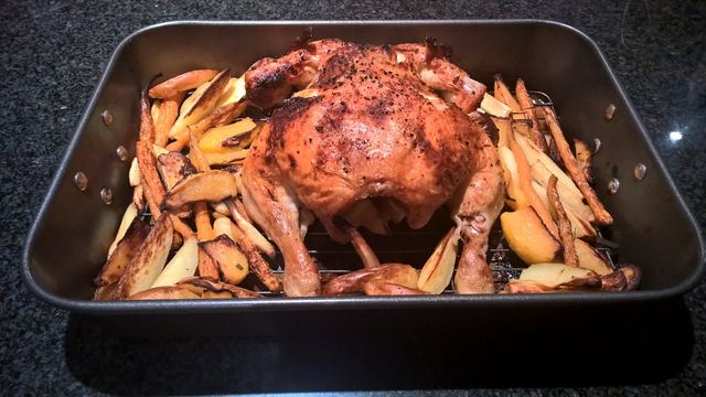 Lemon roast chicken